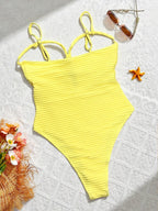 Aurelia Sun Cross-Front Cut-Out Swimsuit – Black – image 4