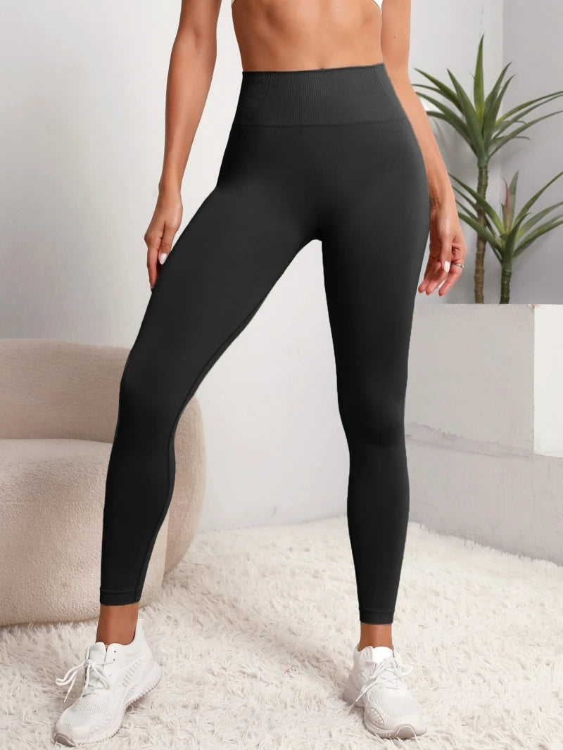 Aurelia Sun Seamless High-Waist Leggings – Khaki – image 4