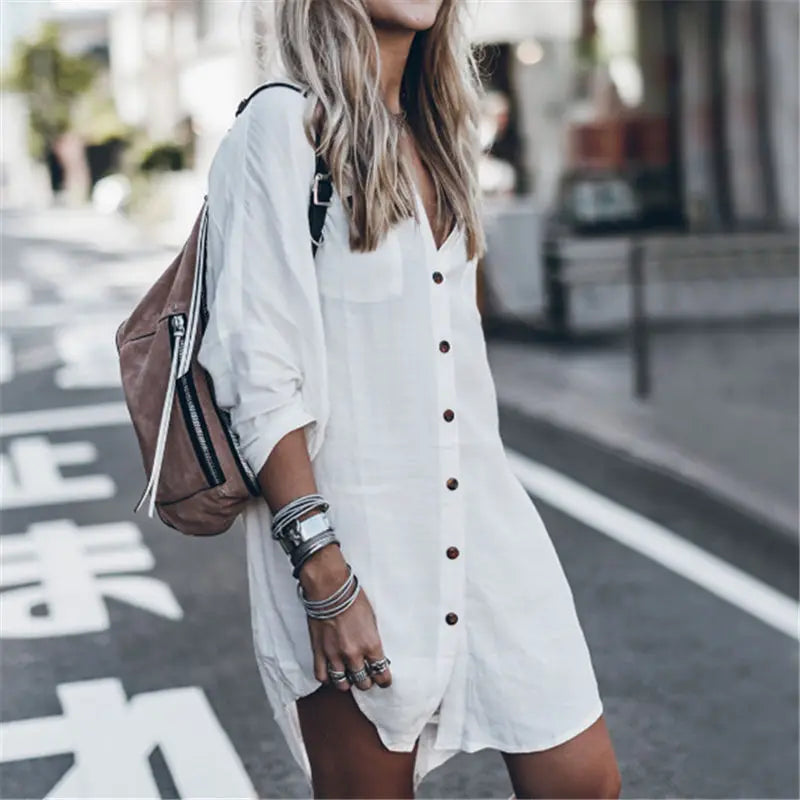 V-Neck Beach Cover-Up Collection
