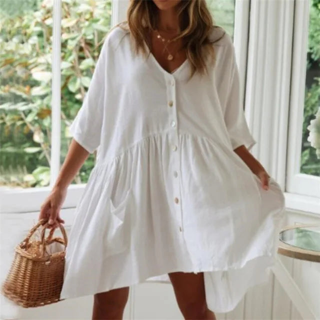 V-Neck Beach Cover-Up Collection