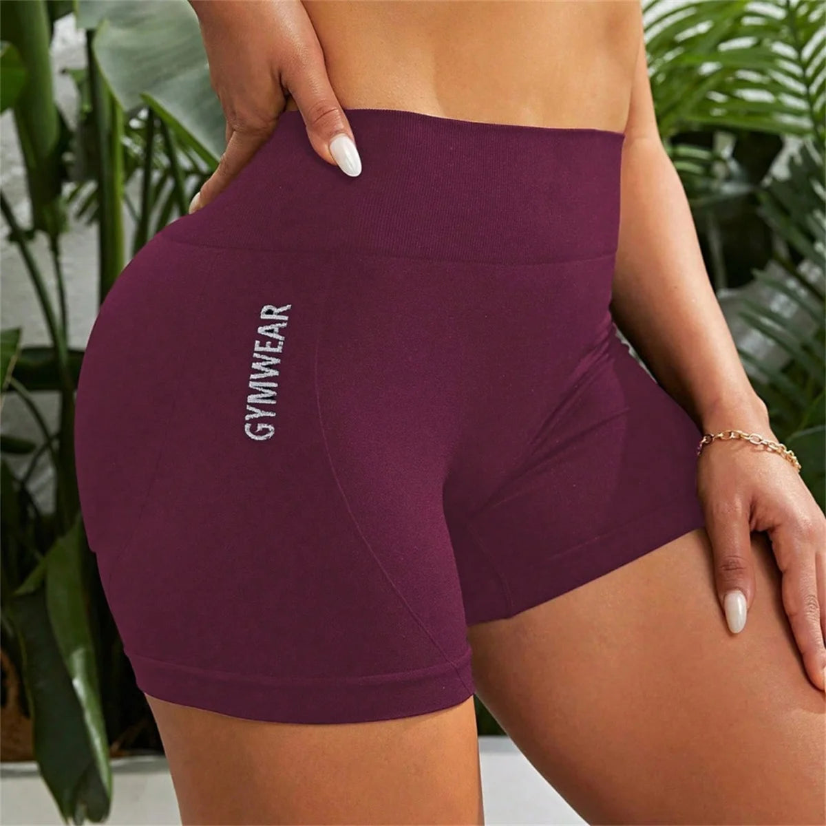 Aurelia Sun High-Waist Cycling Shorts – Blue – image 7
