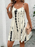 Printed Strap Summer Dress