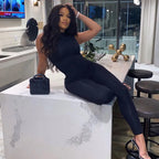 Sculpt Sleeveless Active Jumpsuit