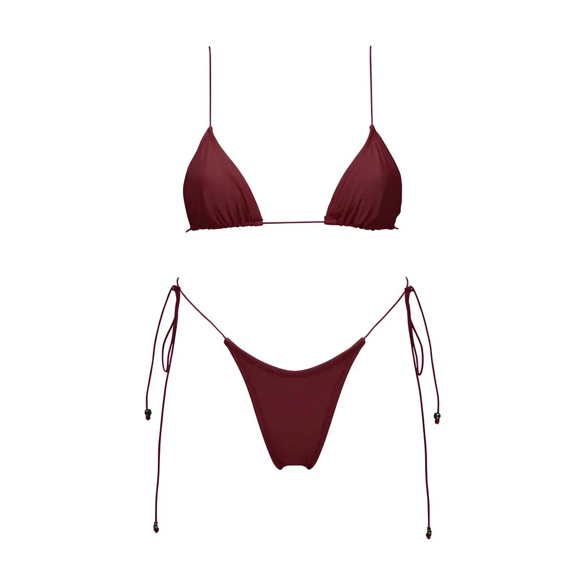 Mesh Dress Three-Piece Bikini Set