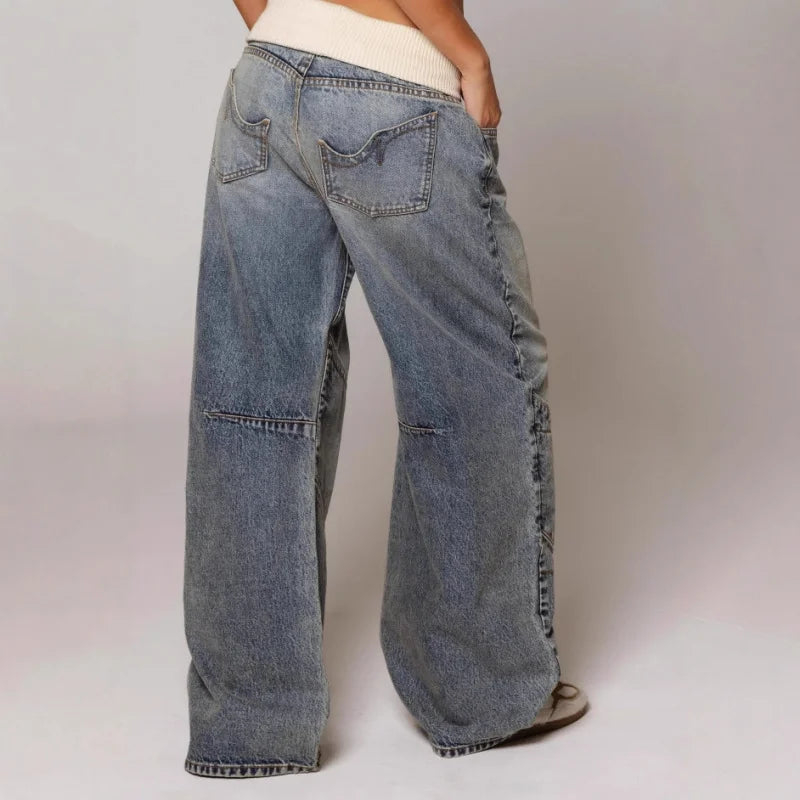 Y2K Baggy Wide-Leg Jeans
