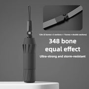 Stormproof Automatic Umbrella, Windproof Reinforced 348 Ribs, UV UPF 50+ Sun & Rain Protection Folding Umbrellas for Men Women