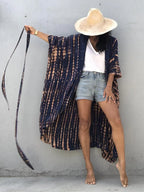 Tie-Dye Kimono Beach Cover-Up