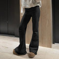 Low-Rise Bootcut Trousers