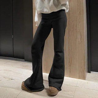 Low-Rise Bootcut Trousers