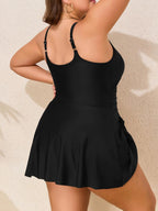 Curve Strappy Swim Dress
