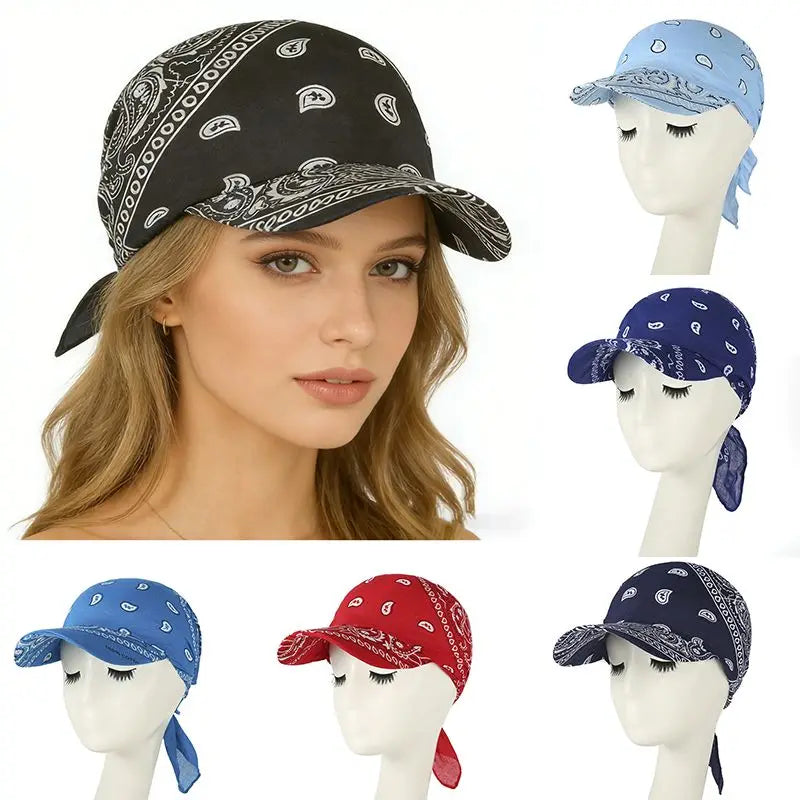 Paisley Ponytail Baseball Cap