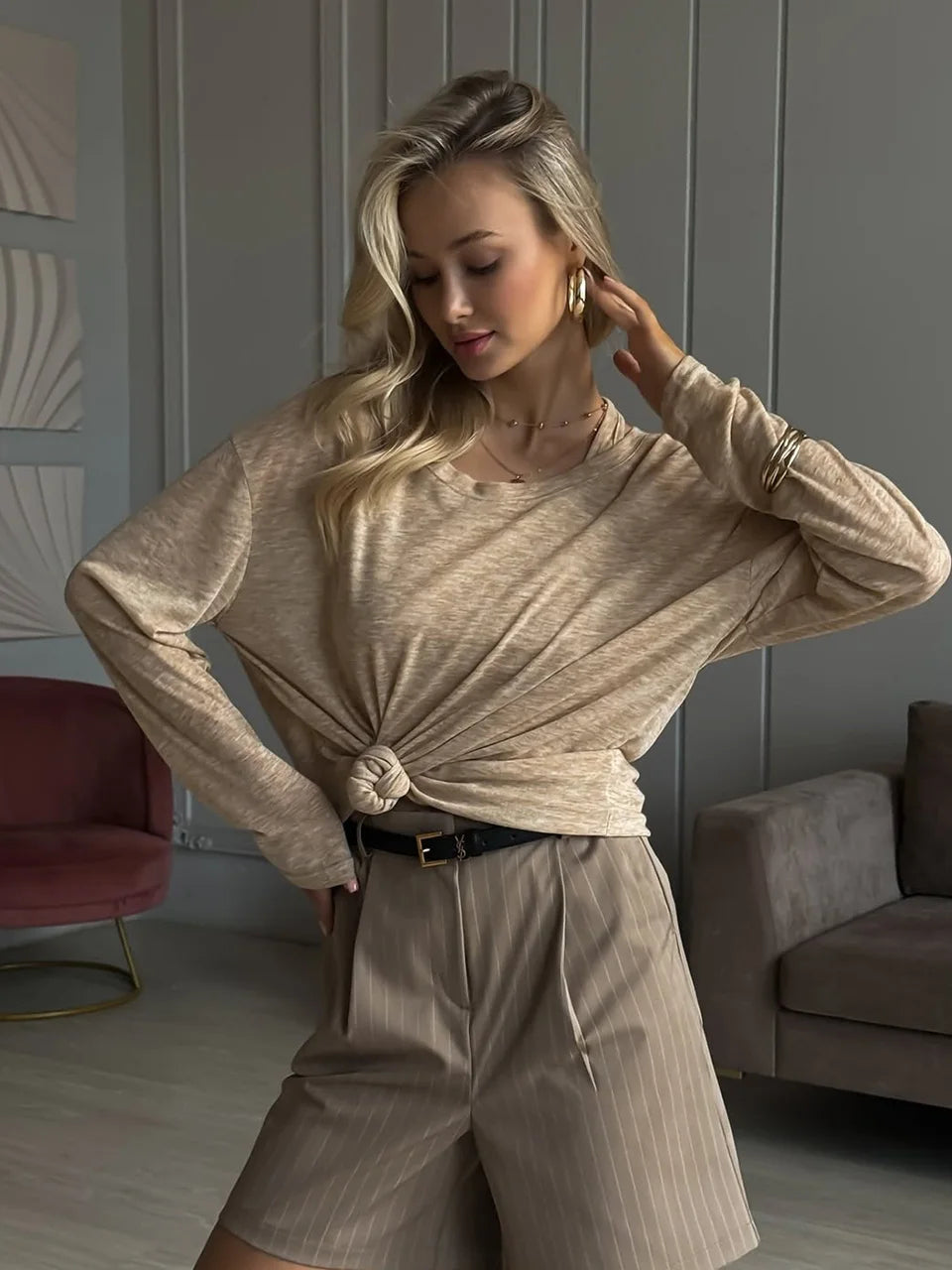 Soft Knit Polo & Lounge Pants Collection