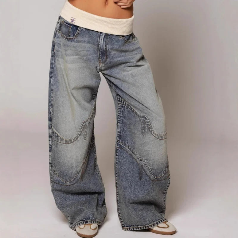 Y2K Baggy Wide-Leg Jeans