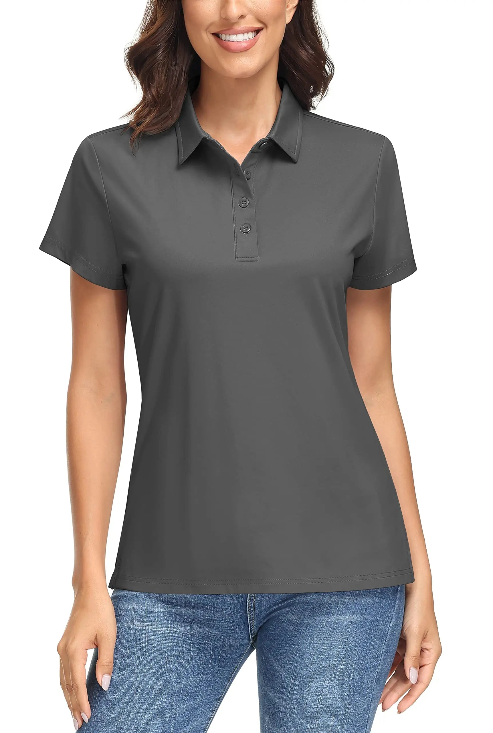 UPF 50+ Short-Sleeve Golf Polo