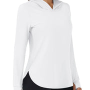 TACVASEN UPF80+ Summer UV Protection Hoodie Womens Outdoor Hiking SunBlock Pullover Tops Quick Dry Breathable Lightweight Shirts