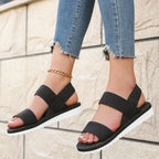 Lace-Up Flat Summer Sandals