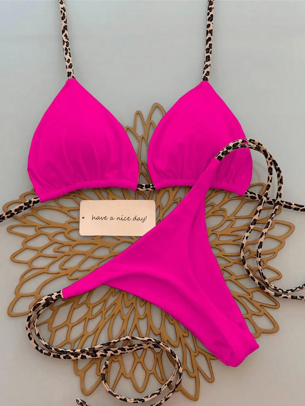 Aurelia Sun Triangle Tie-Side Bikini – Style C – image 12