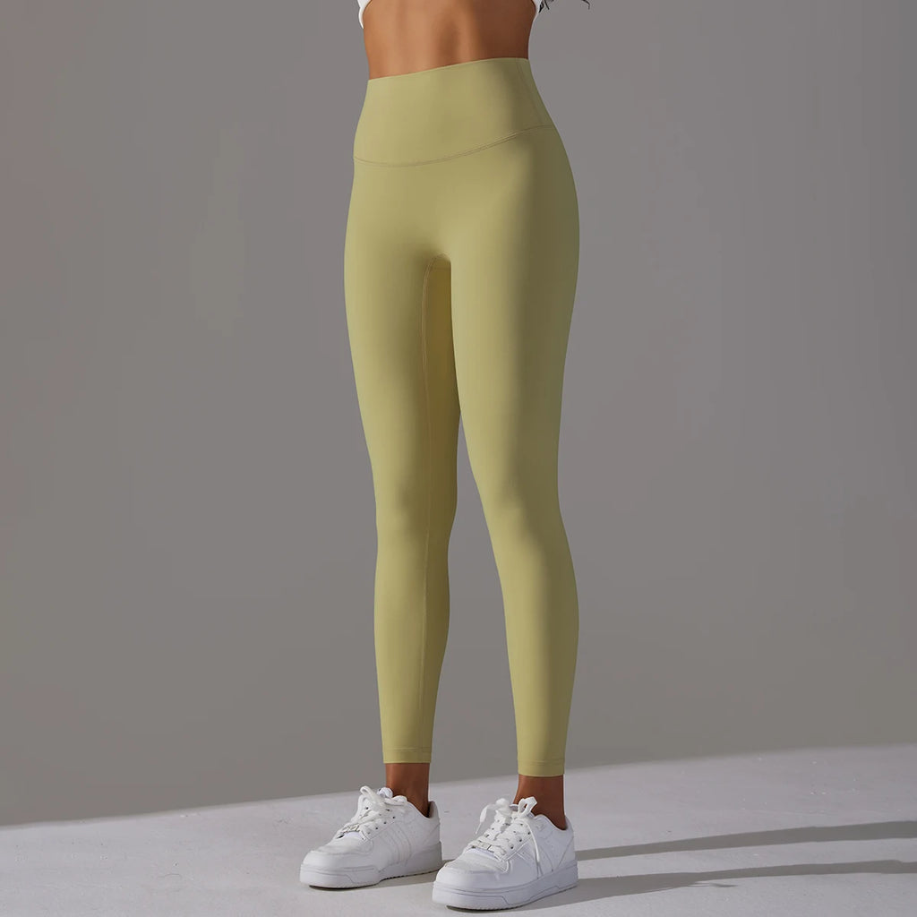 Aurelia Sun Breathable Seamless Training Leggings – Mustard Yellow – image 36