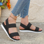 Lace-Up Flat Summer Sandals