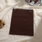 Knitted High-Waist Pencil Skirt