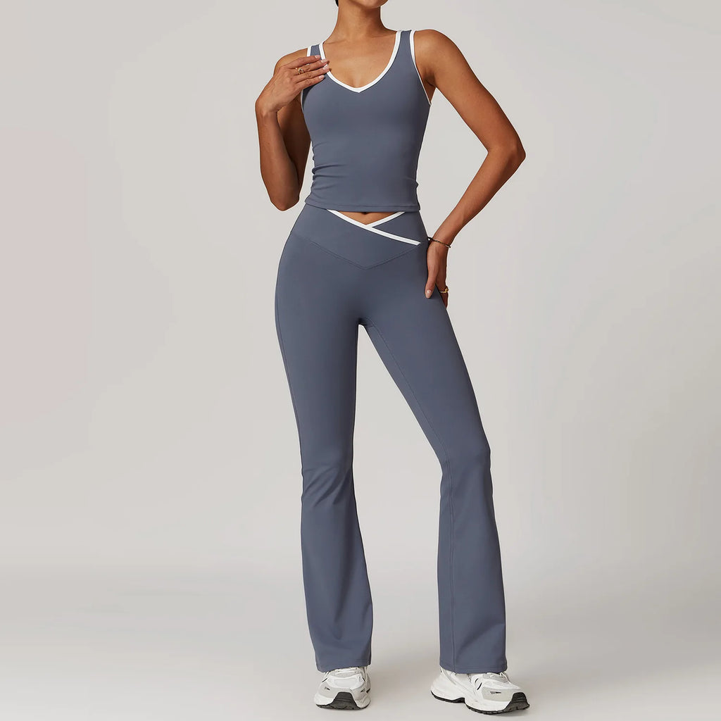 Aurelia Sun Bra & Leggings Training Set – Premium Black – image 1