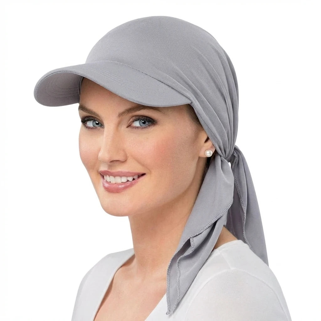 Brimmed Turban Sun Cap