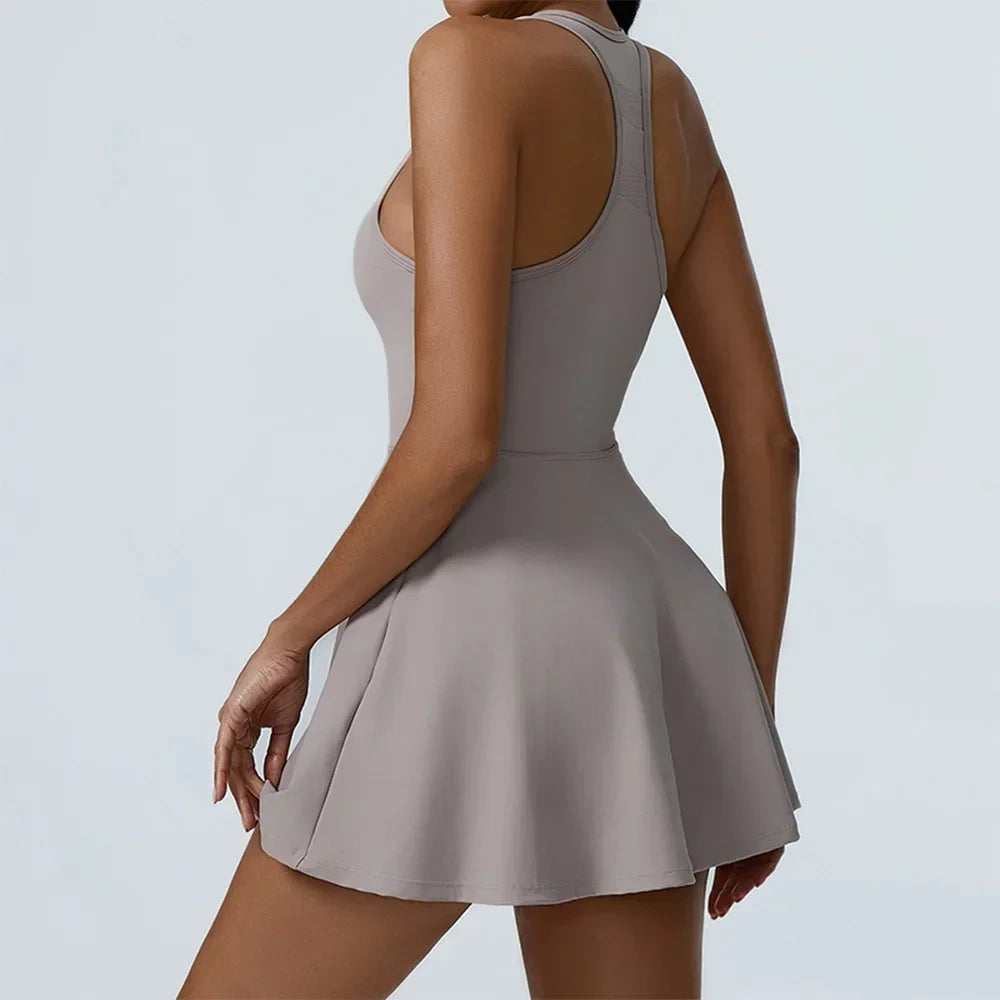 Drawstring Tennis Dress