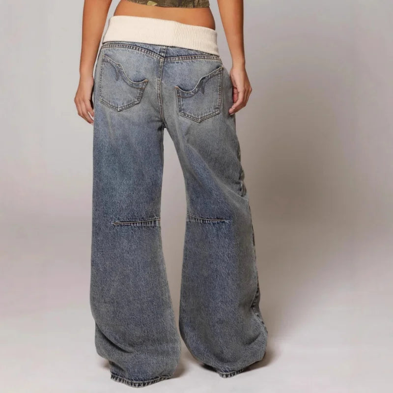 Y2K Baggy Wide-Leg Jeans