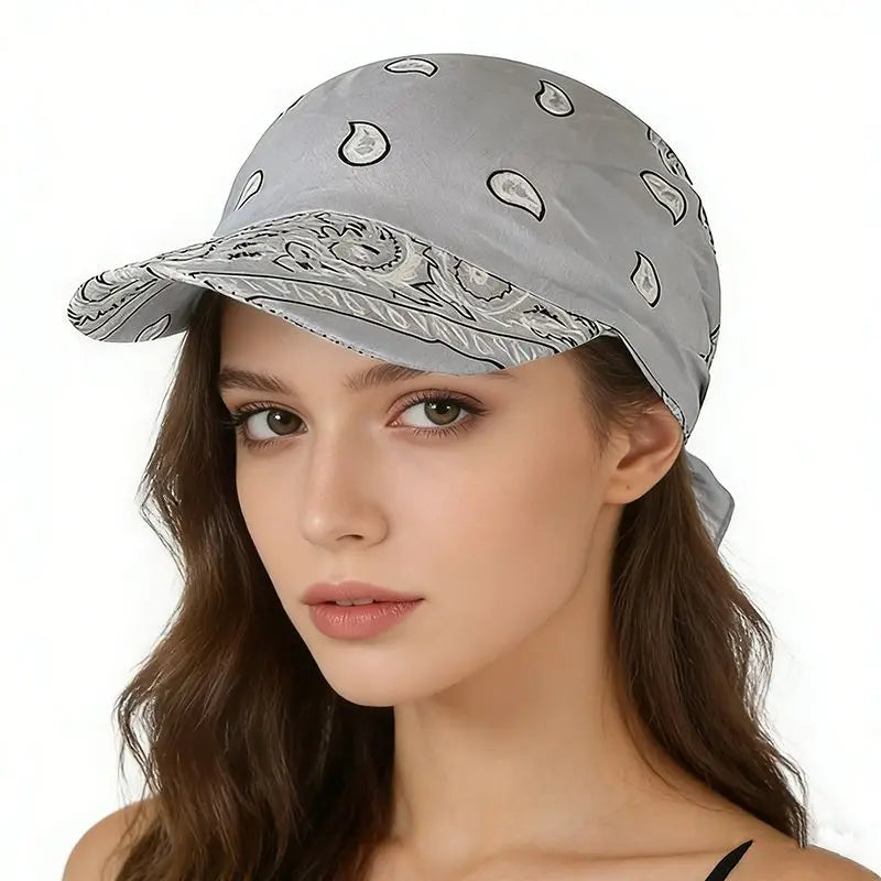 Paisley Ponytail Baseball Cap