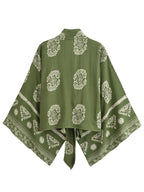 Floral Batwing Kimono Cover-Up