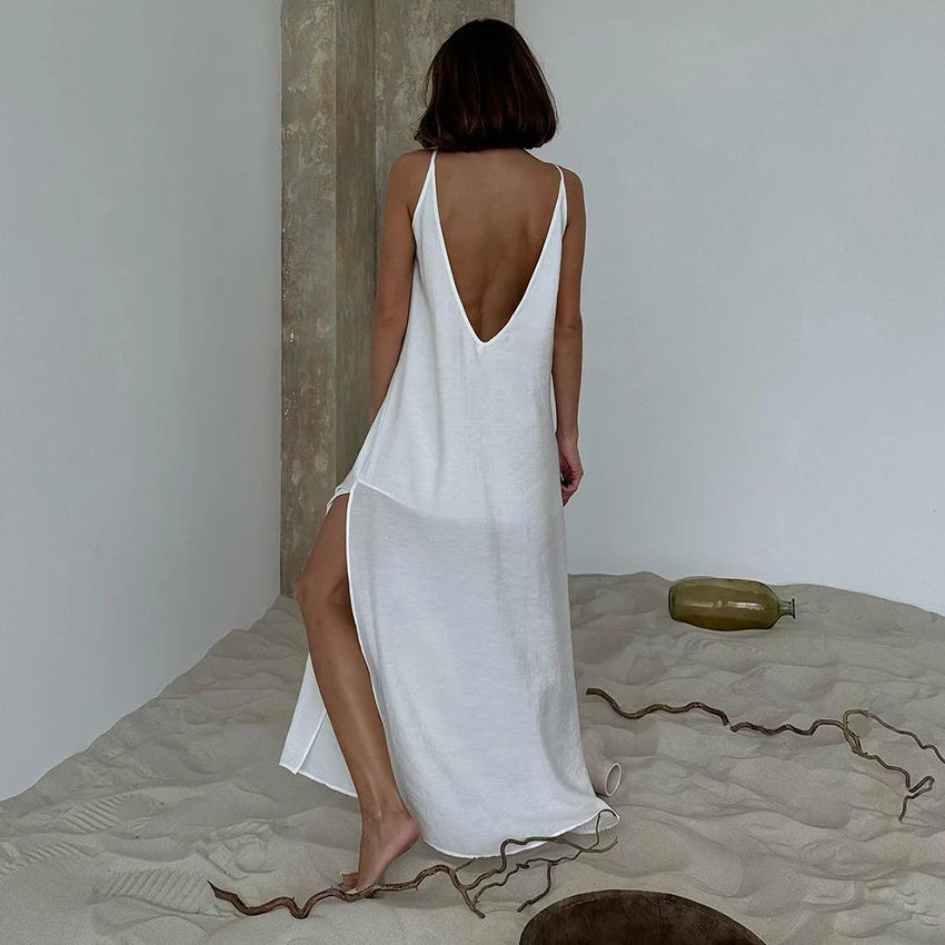 Breeze V-Neck Relaxed Maxi Dress