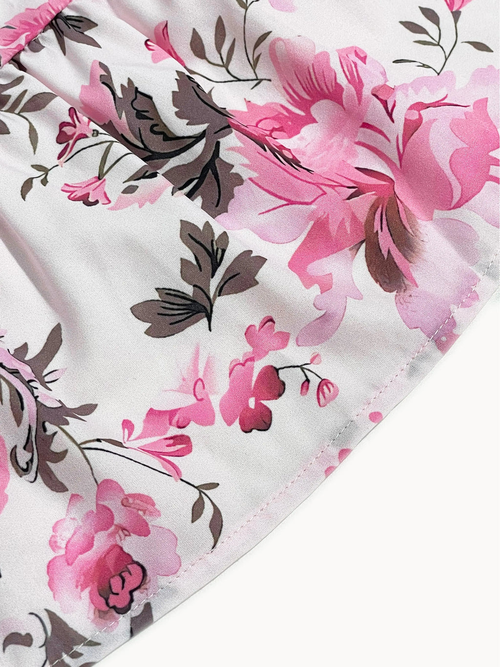 Shirred Floral Maxi Sundress