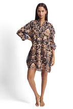 Baroque-Print Cotton Resort Shirt
