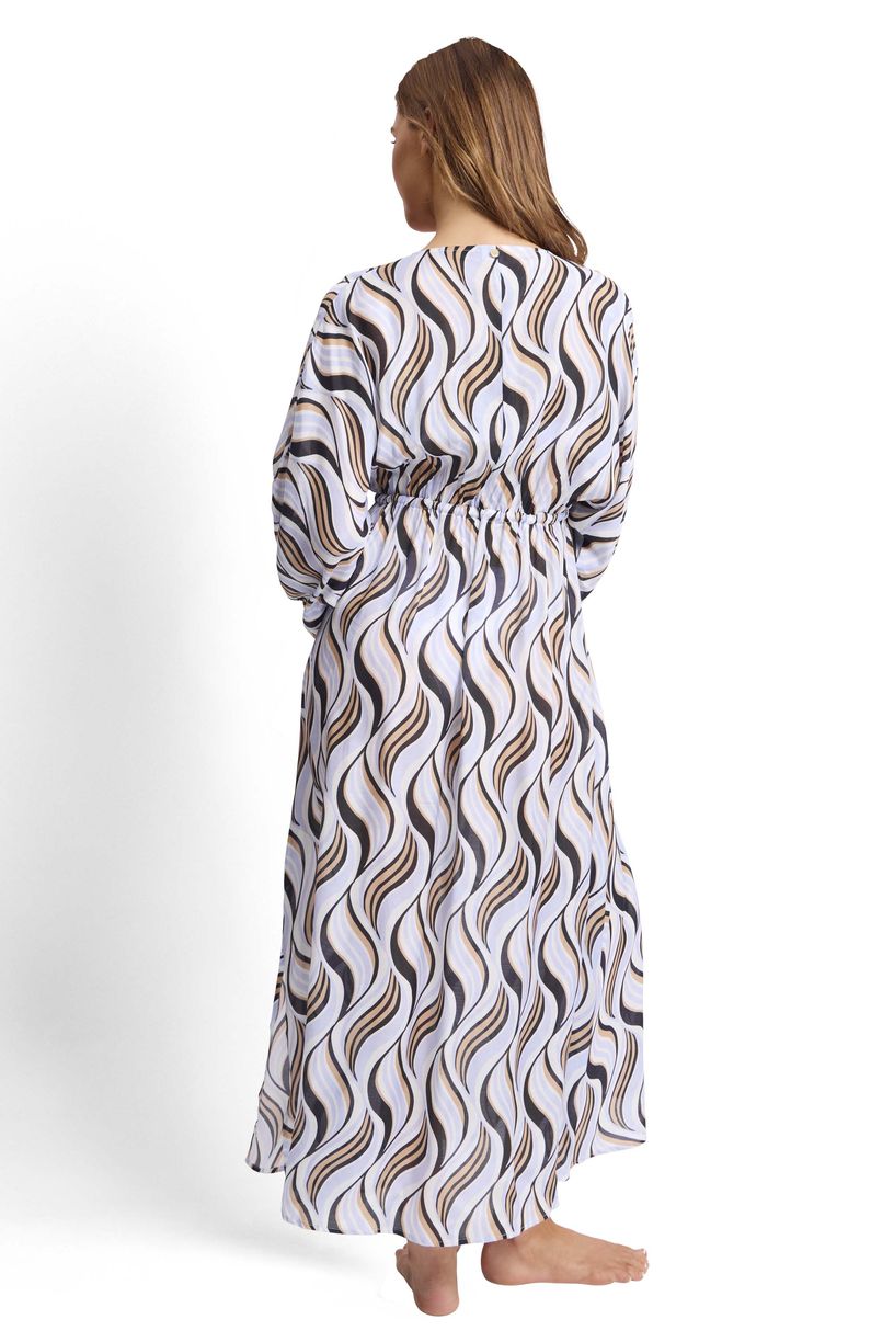 Shimmer Geometric Resort Maxi Dress