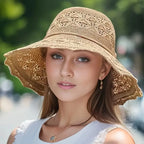 Coastal Foldable Wide-Brim Visor