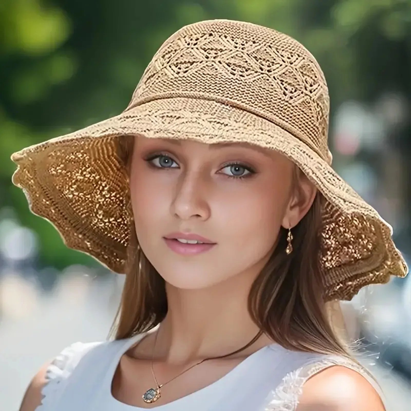 Coastal Foldable Wide-Brim Visor