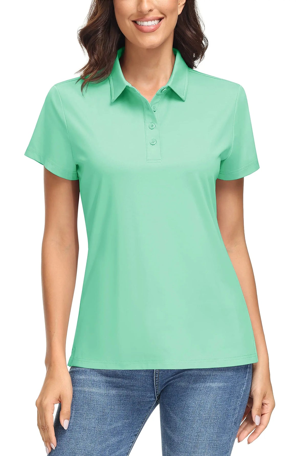UPF 50+ Short-Sleeve Golf Polo