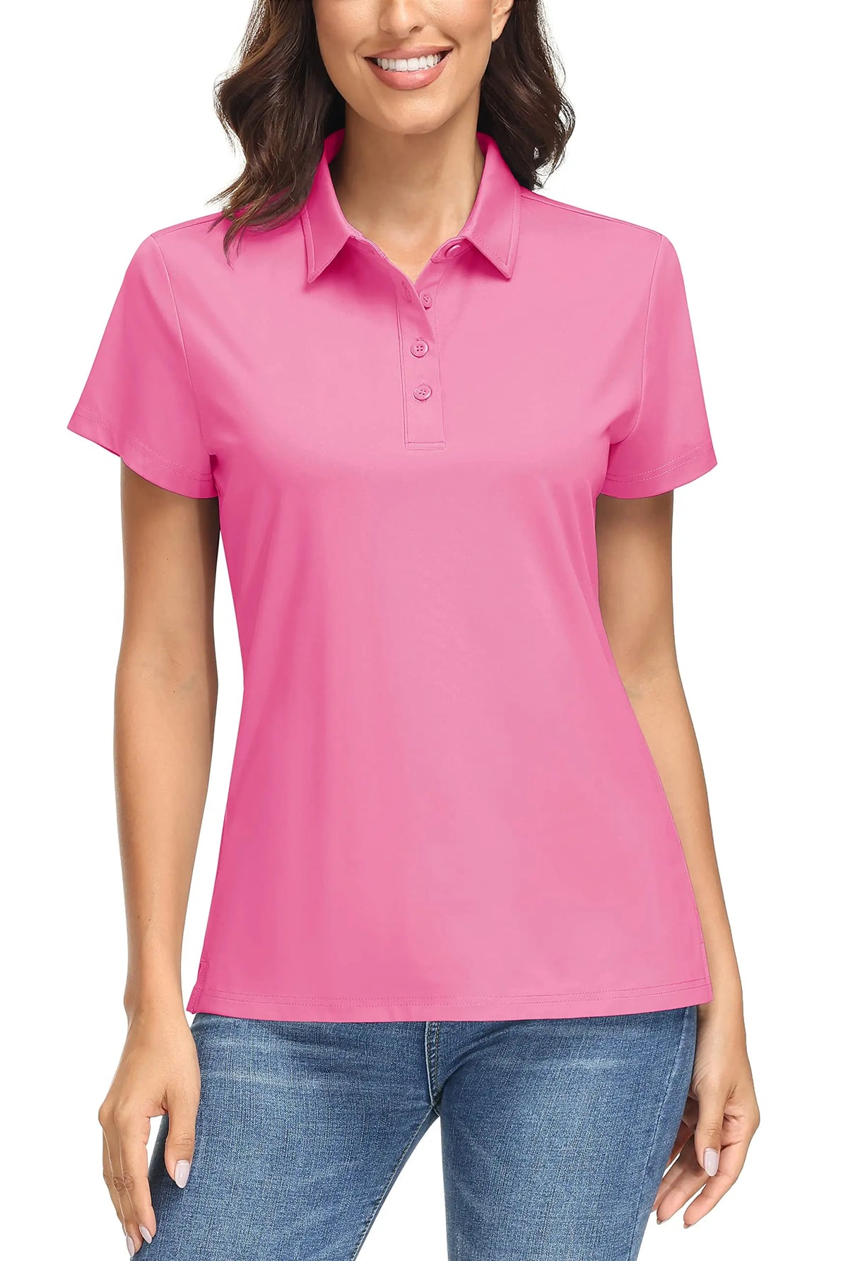 UPF 50+ Short-Sleeve Golf Polo