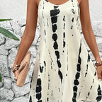Printed Strap Summer Dress