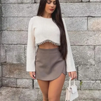 Asymmetric High-Waist Skort