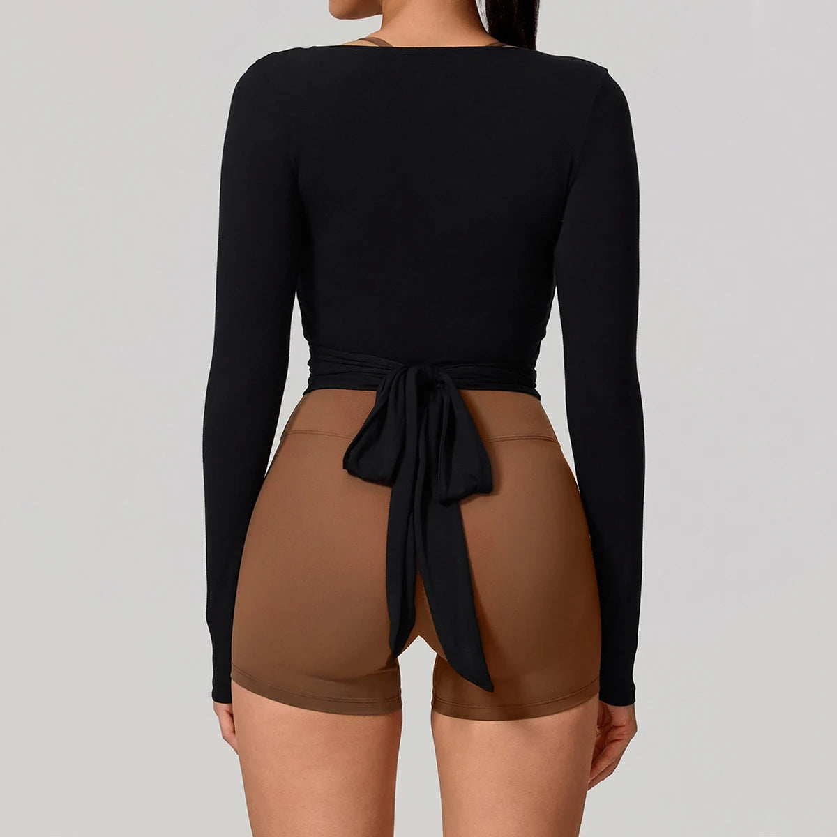 Quick-Dry Long-Sleeve Yoga Top