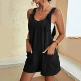 Tie-Strap Wide-Leg Summer Romper
