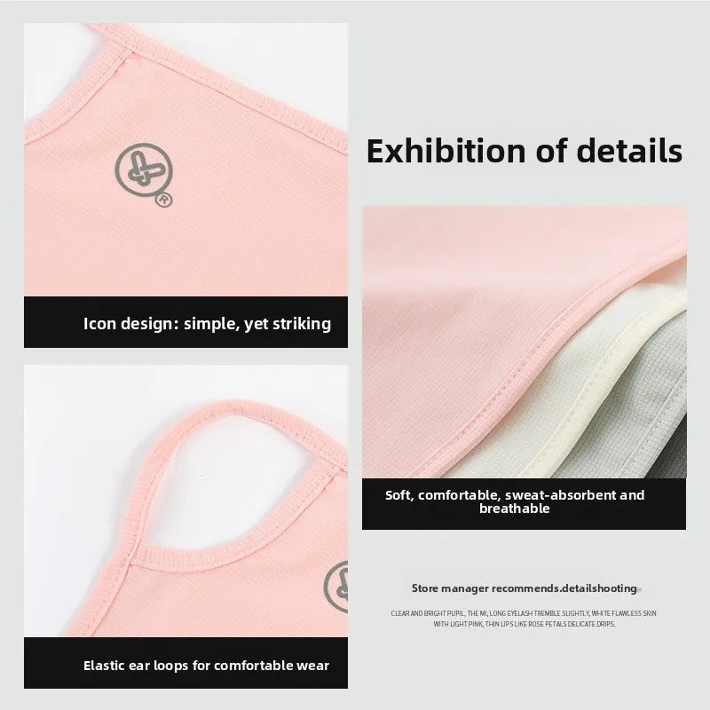 2026 New Summer Ice Silk Sunscreen Mask for Women, Thin, Breathable, UV Resistant, Cycling Neck Protection, Sunshade Veil
