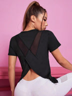 Mesh Short-Sleeve Relaxed Training T-Shirt