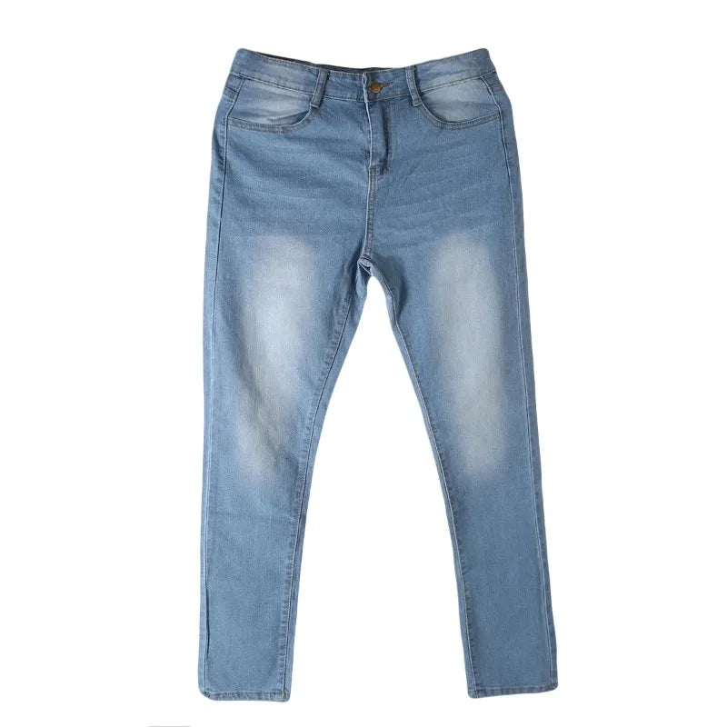 Denim High-Waist Skinny Jeans