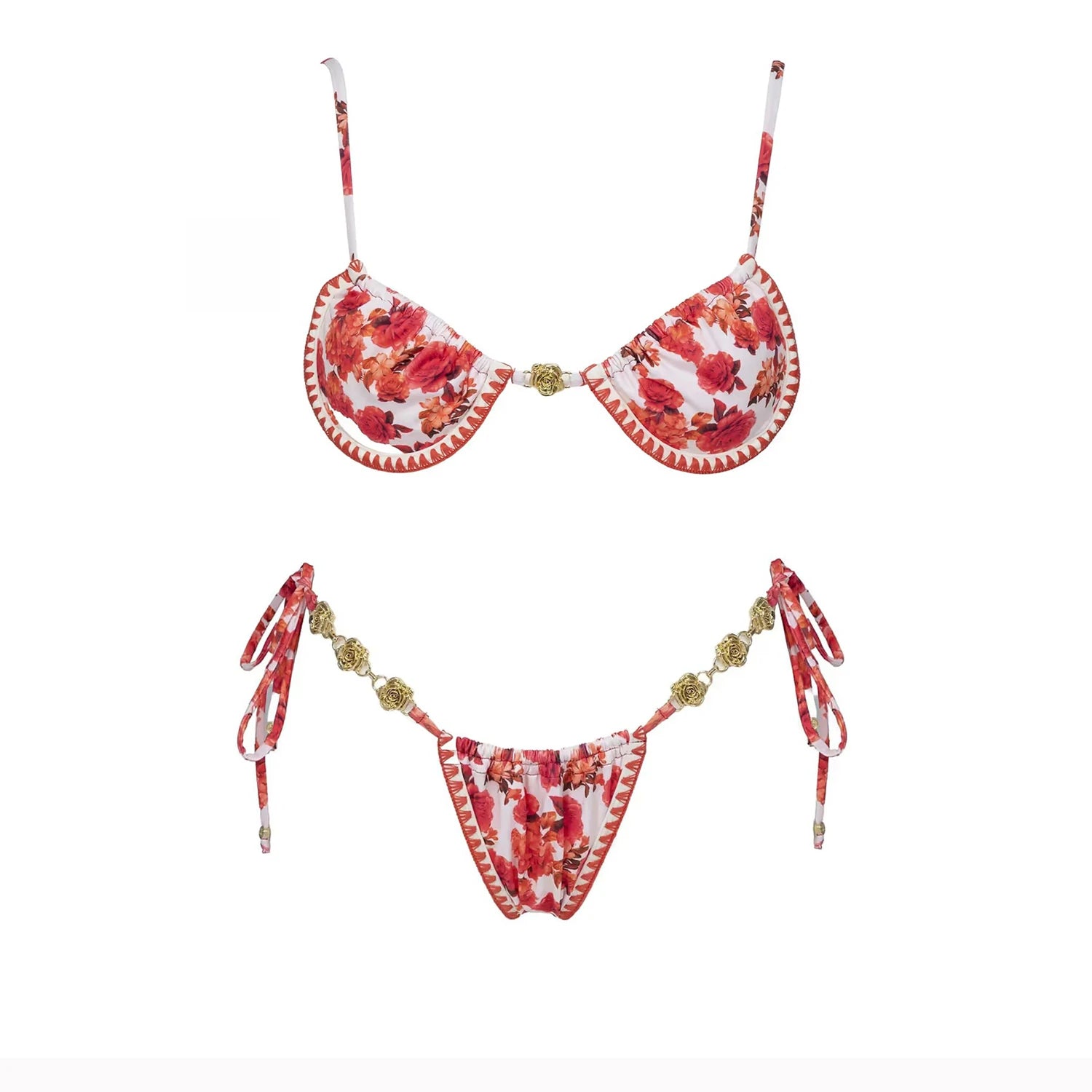 Aurelia Sun Printed Three-Piece Bikini Set – Multi-Colour Set 2 – image 8
