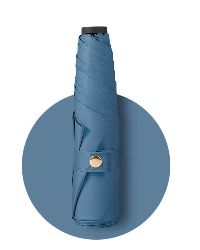 Aurelia Sun Ultra-Light Pocket Umbrella – Deep Sea Blue