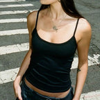 Essential Spaghetti-Strap Crop Camisole