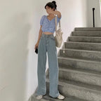 Isla Denim Relaxed Wide-Leg Jeans