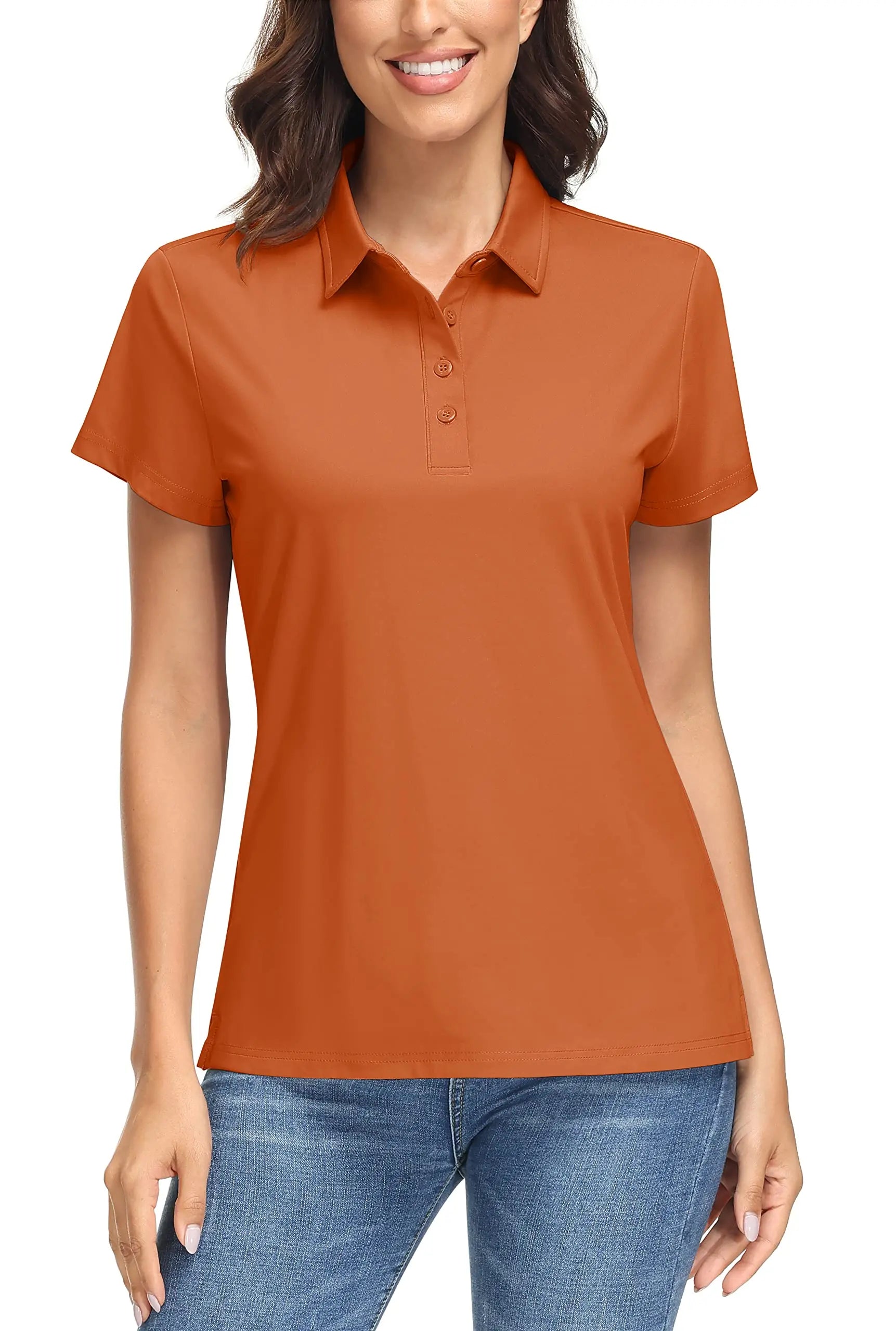 UPF 50+ Short-Sleeve Golf Polo